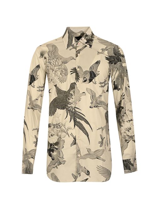 Camicia con stampa uccelli Gabriele Pasini | 51501 60921